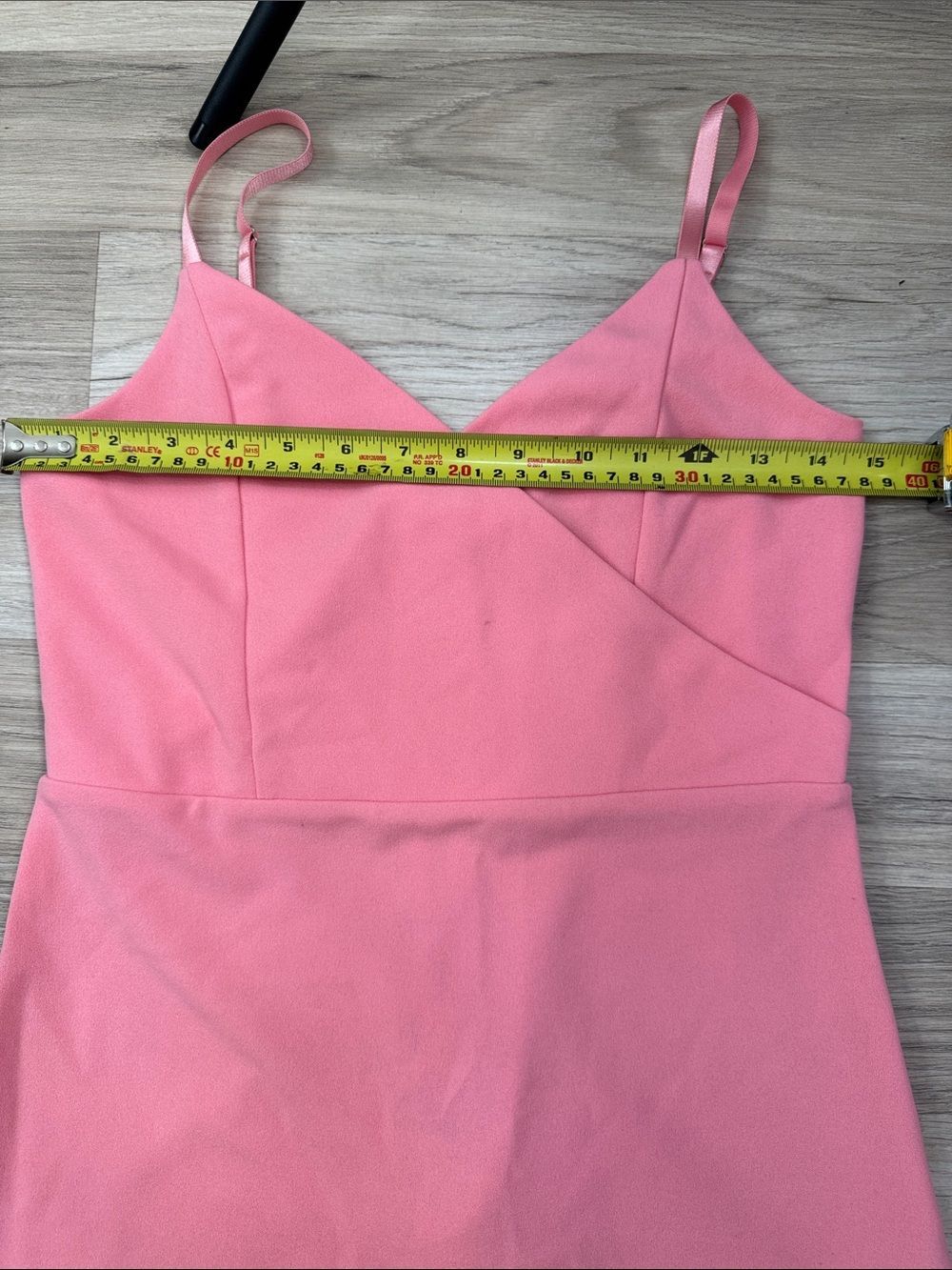 Windsor Pink Rhinestone Fringe Wrap Mini Dress - Picture 10 of 11